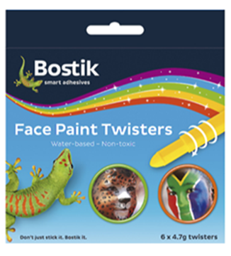 Face Paint Box 6 X 4.7g Assorted Colours